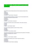 PAX VERBAL ABILITY TEST QUESTIONS AND ANSWERS