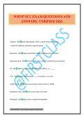 WHNP NCC EXAM QUESTIONS AND ANSWERS&period; VERIFIED 2026&period;