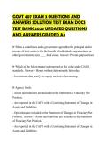 GOVT 407 EXAM 3 QUESTIONS AND ANSWERS SOLUTION TEST EXAM DOCS TEST BANK 2026 UPDATED QUESTIONS AND ANSWERS GRADED A&plus;