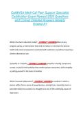 CalMHSA Medi-Cal Peer Support Specialist  Certification Exam Newest 2026 Questions  and Correct Detailed Answers Already  Graded A&plus; 