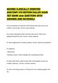 MOORES CLINICALLY ORIENTED ANATOMY 9TH EDITION DALLEY AGUR TEST BANK 2026 QUESTIONS WITH ANSWERS AND RATIONALS