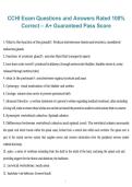 CCHI Exam &ndash; Questions and Answers Rated 100&percnt; Correct&comma; A&plus; Guaranteed Pass Score &lpar;2026&sol;2027&rpar; &ndash; complete healthcare interpreter exam preparation material