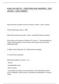 NURS&colon; 344&colon; QUIZ &num;1 &vert; QUESTIONS AND ANSWERS &vert; 2026 UPDATE &vert; 100&percnt; CORRECT