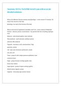 Anatomy 101 Ivy Tech Mid-term Exam with accurate detailed solutions