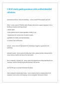 CRAT study guide questions with verified detailed solutions