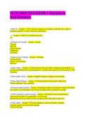 HLTH 2000 ECU EXAM 1 Questions And Answers