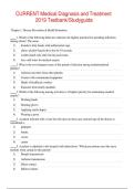 Testbank and Studyguide for CURRENT Medical Diagnosis and Treatment  2019 
