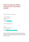HMGT 3301 EXAM &num;2 COMPLETE QUESTIONS WITH 100&percnt; CORRECT ANSWERS 2026