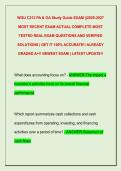 WGU C213 PA & OA Study Guide EXAM &vert;&vert;2026-2027  MOST RECENT EXAM ACTUAL COMPLETE MOST  TESTED REAL EXAM QUESTIONS AND VERIFIED  SOLUTIONS &vert; GET IT 100&percnt; ACCURATE&excl;&excl; ALREADY  GRADED A&plus;&excl;&excl; NEWEST EXAM &vert; LATEST UPDATE&excl;&excl; 