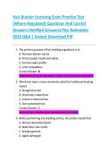 Hair Braider Licensing Exam Practice Test  &lpar;Where Regulated&rpar; Questions And Correct  Answers &lpar;Verified Answers&rpar; Plus Rationales  2026 Q&A &vert; Instant Download Pdf 
