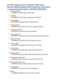 ATI RN Comprehensive Predictor 2023 Exam Review EXAM &lpar;updated 2025&rpar; Questions & Answers &vert; Latest Already Graded A&plus; UPDATE 2025&vert;2026