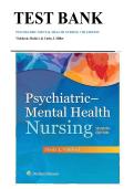 Test Bank for Psychiatric-Mental Health Nursing&comma; Seventh Edition by R&period;N&period; Videbeck&comma; Sheila L&period;&comma; Cathy J&period; Miller &vert; Latest Update 2026 Exam Prep Graded A&plus;