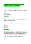 WGU C202 &vert;OA&vert;OBJECTIVE ASSESSMENT MANAGING HUMAN CAPITAL ALL &vert; EXAM QUESTIONS AND ANSWERS &vert; LATEST UPDATE &vert; FULLY SOLVED