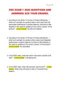 OSC EXAM 1 2026 QUESTIONS AND  ANSWERS&vert; ACE YOUR GRADES&period; 
