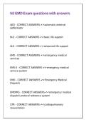 NJ EMD Exam questions with answers&period;