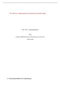 WGU C807 Task 1&colon; Coding Management &vert; Latest 2026 Update with complete solutions&period;
