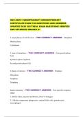 ONS ONCC CHEMOTHERAPY IMMUNOTHERAPY CERTIFICATE EXAM 160 QUESTIONS AND ANSWERS UPDATED 2026 2027 REAL EXAM QUESTIONS VERIFIED AND APPROVED GRADED A&plus;