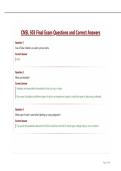CNSL 503 Final Exam Questions and Correct Answers&period;