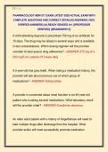 PHARMACOLOGY MSN 571 EXAM LATEST 2026 ACTUAL EXAM WITH  COMPLETE QUESTIONS AND CORRECT DETAILED ANSWERS &lpar;100&percnt;  VERIFIED ANSWERS&rpar; &vert;ALREADY GRADED A&plus;&vert; &vert;&vert;PROFESSOR  VERIFIED&vert;&vert; &vert;&vert;BRANDNEW&excl;&excl;&excl;&vert;&vert; 