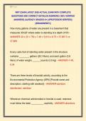 WRT EXAM LATEST 2026 ACTUAL EXAM WITH COMPLETE  QUESTIONS AND CORRECT DETAILED ANSWERS &lpar;100&percnt; VERIFIED  ANSWERS&rpar; &vert;ALREADY GRADED A&plus;&vert; &vert;&vert;PROFESSOR VERIFIED&vert;&vert;  &vert;&vert;BRANDNEW&excl;&excl;&excl;&vert;&vert; 
