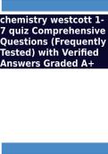 Principles of Chemistry - Midterms & Finals Comprehensive Questions &lpar;Frequently Tested&rpar; with Verified Answers Graded A  Package Deal