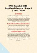 NFHS Exam Set 2026 &vert; Questions & Answers &vert; Grade A &vert; 100&percnt; Correct  