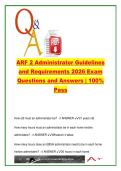 ARF 2 Administrator Exam 2026 &ndash; 150 Questions &vert; Licensing&comma; EBSH&comma; Safety Standards&comma; Medication Rules