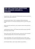 CMN 150V Final Exam QUESTIONS AND ANSWERS GRADED A&plus; 2025&sol;2026