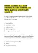 HBSS 501 EXAM 2025 REAL EXAM QUESTIONS PRACTICE TEST BANK 2026 TESTED QUESTIONS WITH ANSWERS GRADED A&plus;