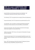  CMN 10v exam 1 QUESTIONS AND ANSWERS GRADED A&plus; 2025&sol;2026
