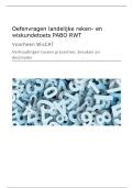 Oefenvragen landelijke reken- en wiskundetoets PABO RWT &lpar;voorheen WisCAT&rpar;&colon; verhoudingen tussen procenten&comma; breuken en decimalen