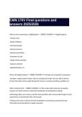  CMN 170V Final questions and answers 2025&sol;2026