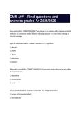 CMN 10V &ndash; Final questions and answers graded A&plus; 2025&sol;2026