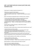 NRF CUSTOMER SERVICE EXAM QUESTIONS AND ANSWERS 2026