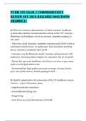 PUBH 302 EXAM 2 COMPREHENSIVE REVIEW SET 2026 RELIABLE SOLUTIONS GRADED A&plus;