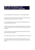 CMN 150V S20 Midterm &lpar;1-5&rpar; questions & answers 2025&sol;2026