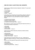 CMN 350 EXAM 2 QUESTIONS AND ANSWERS