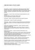 CMN 350 EXAM 3 STUDY GUIDE