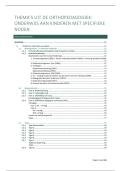 Samenvatting - Thema's uit de orthopedagogiek&colon; onderwijs aan kinderen met specifieke noden 