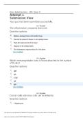 BIOL 251 Quiz 4&vert; Questions and answers &vert; Updated &vert; With complete solution &vert; NEW EDITION&vert;  American University