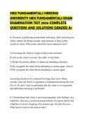 HESI FUNDAMENTALS HERZING UNIVERSITY HESI FUNDAMENTALS EXAM EXAMINATION TEST 2026 COMPLETE QUESTIONS AND SOLUTIONS GRADED A&plus;