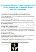 NR 509 Midterm &ndash; Advanced Physical Assessment Exam Practice&comma; Questions with 100&percnt; Verified Answers &lpar;2026&sol;2027&rpar;&comma; Chamberlain University &ndash; complete midterm exam preparation material