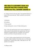 HESI HEALTH ASSESSMENT EXAM 2025 UPDATED MULTIPLE CHOICES FINAL PAPER 2026 FULL ANSWERS GRADED A