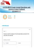 J-STD-001E Exam&vert; Actual Questions and Answers Latest Updated 2026&sol;2027 &lpar;Graded A&plus;&rpar;