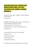 HESI MILESTONE TESTS COMPILATION BUNDLE EXAM SCRIPT 2026 FULL SOLUTIONS AND CORRECT ANSWERS GRADED A