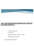    WGU &ndash;E225 QUESTIONS AND ANSWERS WITH COMPLETE SOLUTIONS &lpar;GRADED A&plus;&rpar;  