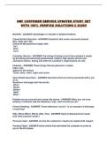 NRF CUSTOMER SERVICE UPDATED STUDY SET WITH 100&percnt; VERIFIED SOLUTIONS &commat; 2026&excl;&excl;