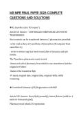 MS MPJE FINAL PAPER 2026 COMPLETE QUESTIONS AND SOLUTIONS