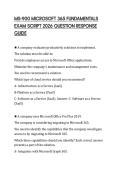 MS-900 MICROSOFT 365 FUNDAMENTALS EXAM SCRIPT 2026 QUESTION RESPONSE GUIDE