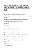 MS-900 MICROSOFT 365 FUNDAMENTALS PRACTICE PAPER 2026 REVIEWED CONTENT PACK